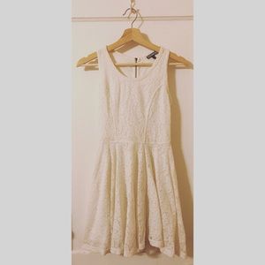 White lace dress